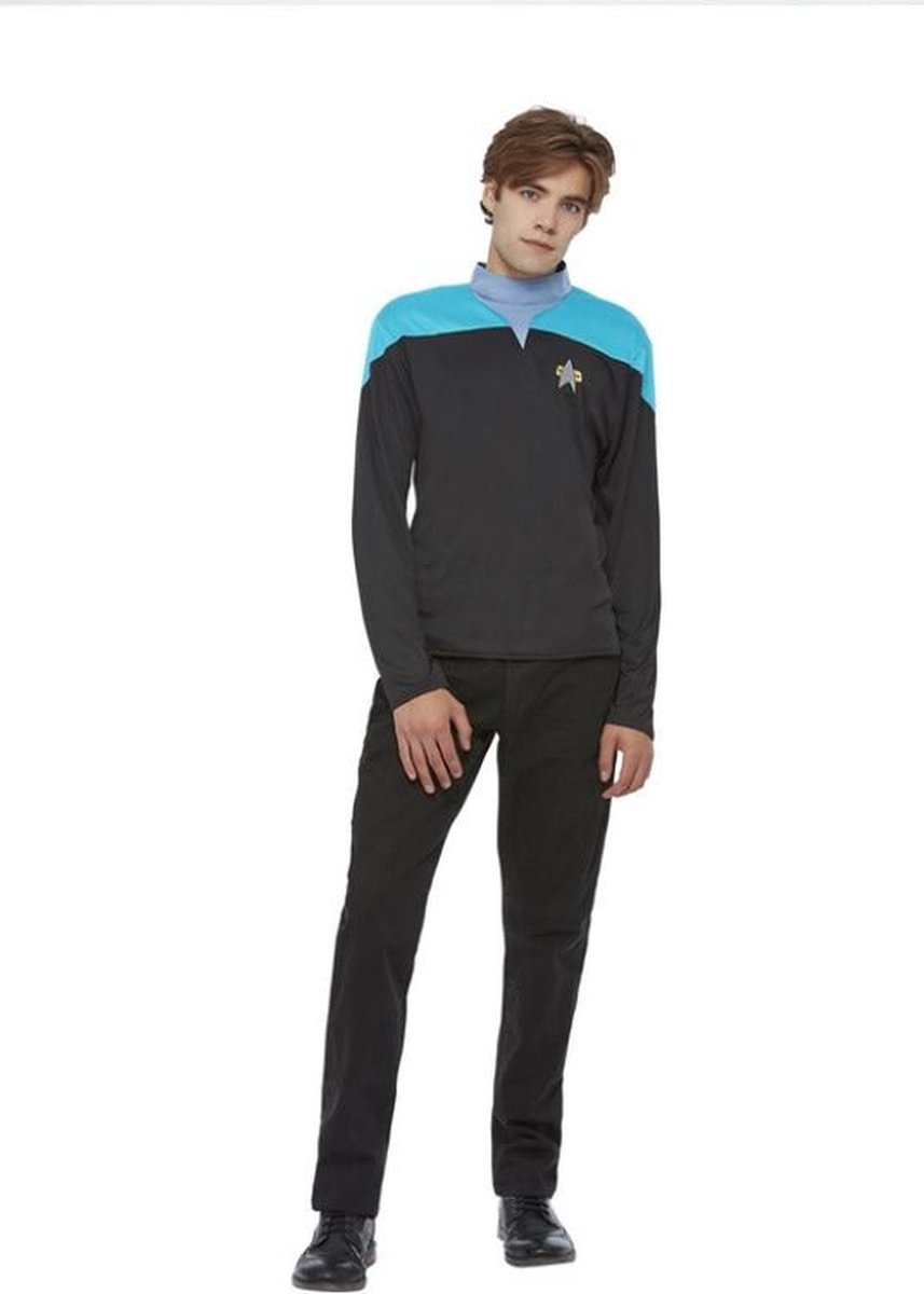 Star Trek Kostuum | Star Trek Voyage Wetenschapper Man | Small | Carnaval kostuum | Verkleedkleding